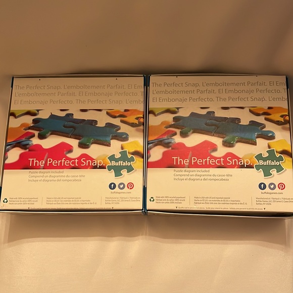 Set of 2 Buffalo 1000 Piece Puzzles- Charles Pinson and Charles Wysocki - Picture 4 of 5